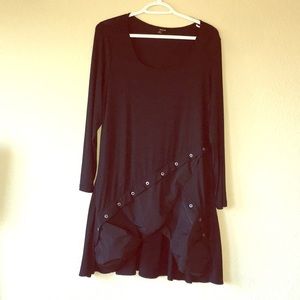 Sun Kim tunic/dress.  Size M.  Funky high low.
